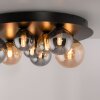 POPSICLE Plafonnier Luminaires Paul Neuhaus LED Noir, 8 lumières