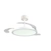 mit Ventilateur de plafond lumineux Luminaires Reality LED Blanc, 1 lumière, Télécommandes