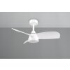 mit Ventilateur de plafond lumineux Luminaires Reality LED Blanc, 1 lumière, Télécommandes