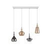 Aldea Suspension Luminaires Trio Blanc, 4 lumières