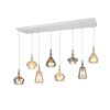 Aldea Suspension Luminaires Trio Blanc, 8 lumières