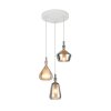 Aldea Suspension Luminaires Trio Blanc, 3 lumières