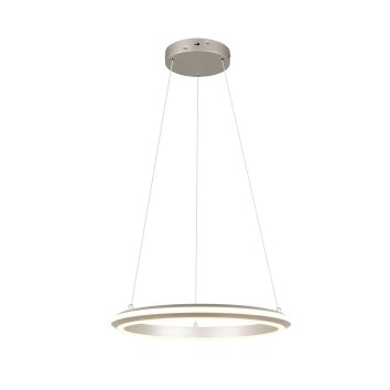 Amador Suspension Luminaires Trio LED Nickel mat, 1 lumière