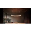 Amador Suspension Luminaires Trio LED Brun, 1 lumière