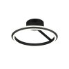 Amador Plafonnier Luminaires Trio LED Noir, 1 lumière