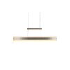 Arcola Suspension Luminaires Trio LED Nickel mat, 1 lumière