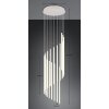 Baxter Suspension Luminaires Trio LED Gris, 1 lumière