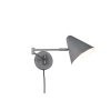 Cosima Applique murale Luminaires Trio Anthracite, 1 lumière