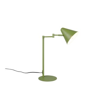 Cosima Lampe à poser Luminaires Trio Vert, 1 lumière