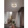 Dios Plafonnier Luminaires Trio LED Nickel mat, 1 lumière