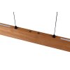 Edgewood Suspension Luminaires Trio LED Bois clair, 1 lumière