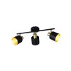 Eva Spot de plafond Luminaires Trio Noir doré, 3 lumières
