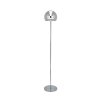 Flynt Lampadaire Luminaires Trio LED Chrome, 1 lumière