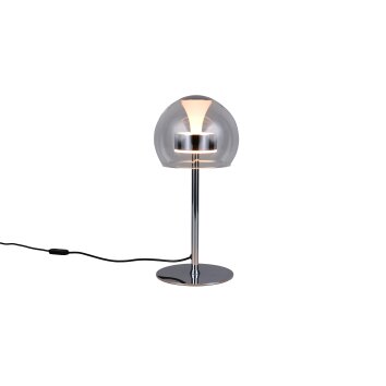 Style champignon  Flynt Lampe à poser Luminaires Trio LED Chrome, 1 lumière