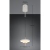 KEATON Suspension Luminaires Trio LED Gris, 1 lumière