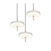 KEATON Suspension Luminaires Trio LED Gris, 3 lumières
