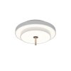 KEATON Plafonnier Luminaires Trio LED Gris, 1 lumière