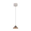 Laguna Suspension Luminaires Trio LED Brun, 1 lumière