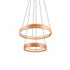Lynwood Suspension Luminaires Trio LED Bois clair, 1 lumière