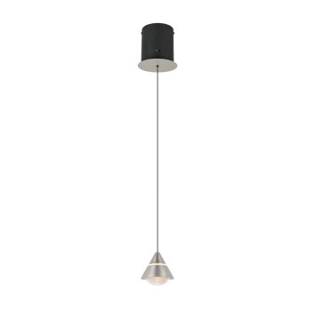 Romeo Suspension Luminaires Trio LED Nickel mat, 1 lumière