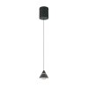 Romeo Suspension Luminaires Trio LED Noir, 1 lumière
