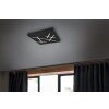 Snip Plafonnier Luminaires Trio LED Noir, 1 lumière, Télécommandes