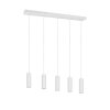 Soka Suspension Luminaires Trio Blanc, 5 lumières