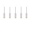 Soka Suspension Luminaires Trio Gris, 5 lumières
