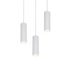 Soka Suspension Luminaires Trio Blanc, 3 lumières