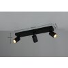 Soka Spot de plafond Luminaires Trio Noir, 3 lumières