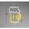 Beer Applique murale Luminaires Reality LED Transparent, 1 lumière