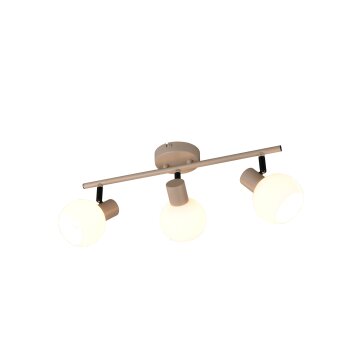 Boba Spot de plafond Luminaires Reality Beige, 3 lumières