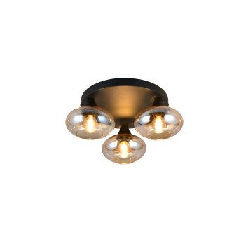 Divina Plafonnier Luminaires Reality Noir, 3 lumières