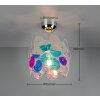 Iride Plafonnier Luminaires Reality Transparent, 1 lumière