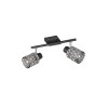 Jack Spot de plafond Luminaires Reality Noir, 2 lumières