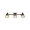Jack Spot de plafond Luminaires Reality Noir, 3 lumières