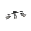 Jack Spot de plafond Luminaires Reality Noir, 3 lumières