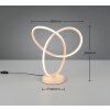 Lando Lampe à poser Luminaires Reality LED Beige, 1 lumière