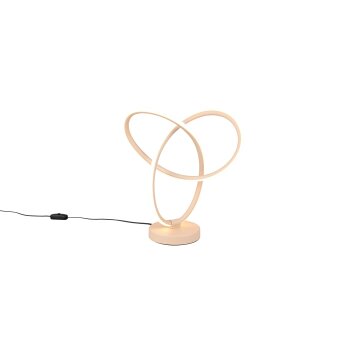 Lando Lampe à poser Luminaires Reality LED Beige, 1 lumière