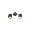 Nancy Spot de plafond Luminaires Reality Noir, 2 lumières