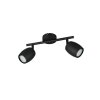 Nancy Spot de plafond Luminaires Reality Noir, 2 lumières