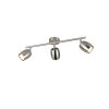 Nancy Spot de plafond Luminaires Reality Nickel mat, 3 lumières