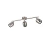 Nancy Spot de plafond Luminaires Reality Nickel mat, 3 lumières