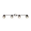 Nancy Spot de plafond Luminaires Reality Nickel mat, 4 lumières