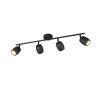 Nancy Spot de plafond Luminaires Reality Noir, 4 lumières
