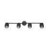 Nancy Spot de plafond Luminaires Reality Noir, 4 lumières