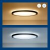 SuperSlim Plafonnier Luminaires Philips LED Noir, 1 lumière, Changeur de couleurs