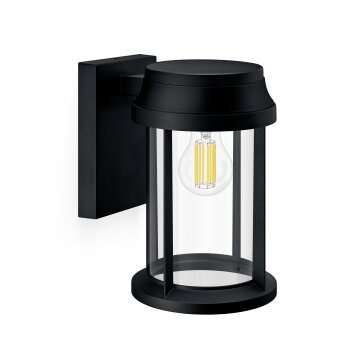 Bellini Lampe murale d´extérieur Luminaires Philips Noir, 1 lumière