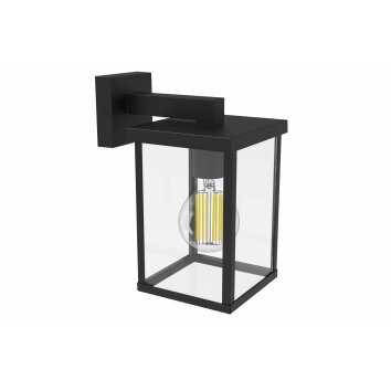 Bellini Lampe murale d´extérieur Luminaires Philips Noir, 1 lumière