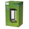 Ulyzo Lampe murale d´extérieur Luminaires Philips LED Noir, 1 lumière